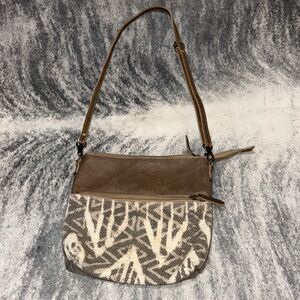 Myra Bag Brown and Cream Crossbody Bag